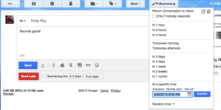 Chrome Boomerang Logo - 102 Most Used Chrome Extensions for Digital Marketers