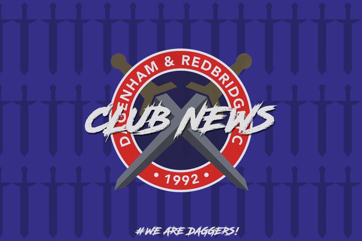 Blue and Red V Logo - Dagenham & Redbridge FC