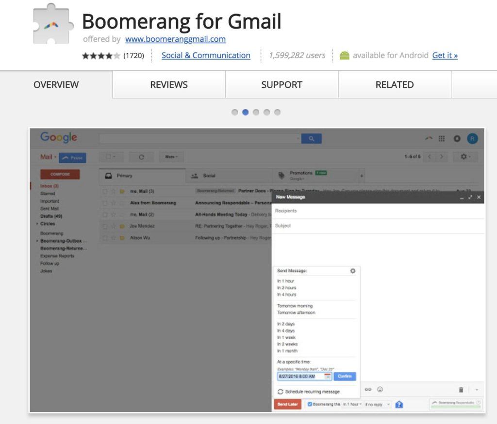 Chrome Boomerang Logo - 23 Amazing Google Chrome Extensions That You Need to Use in 2019