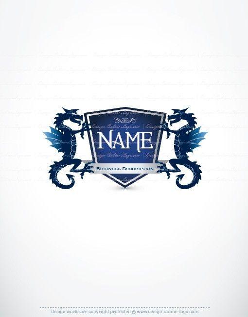 Blue Dragon Logo - Exclusive Design: Blue Dragon Logo + Compatible FREE Business Card