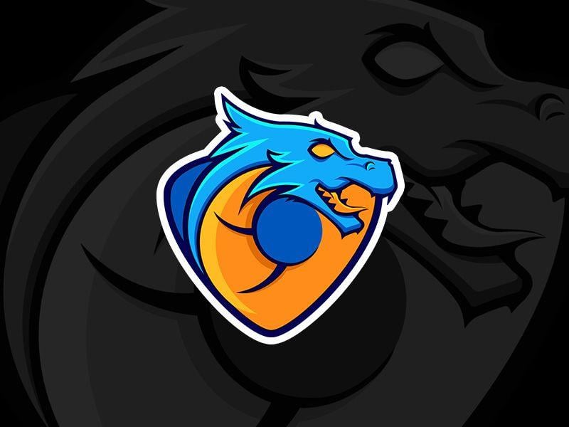 Blue Dragon Logo - Blue Dragon Logo (Ai & Eps files) by iBrandStudio | Dribbble | Dribbble