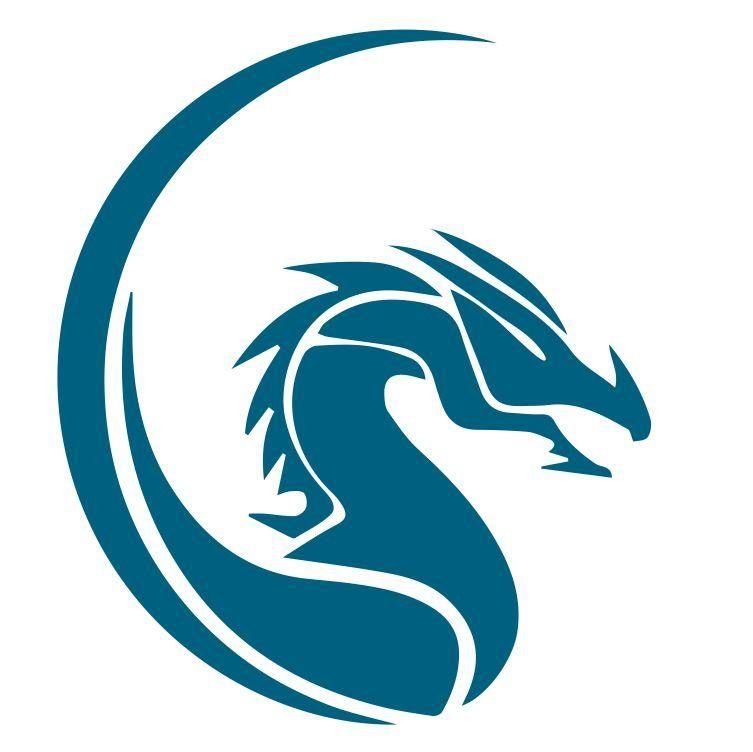 blue dragon logo maker for youtube