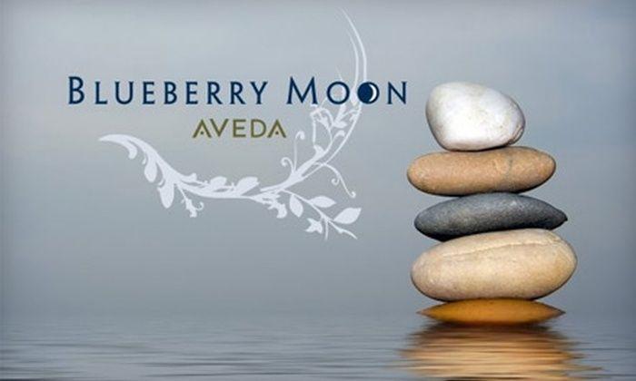 Blueberry Moon Logo - Half Off Spa Package at Blueberry Moon
