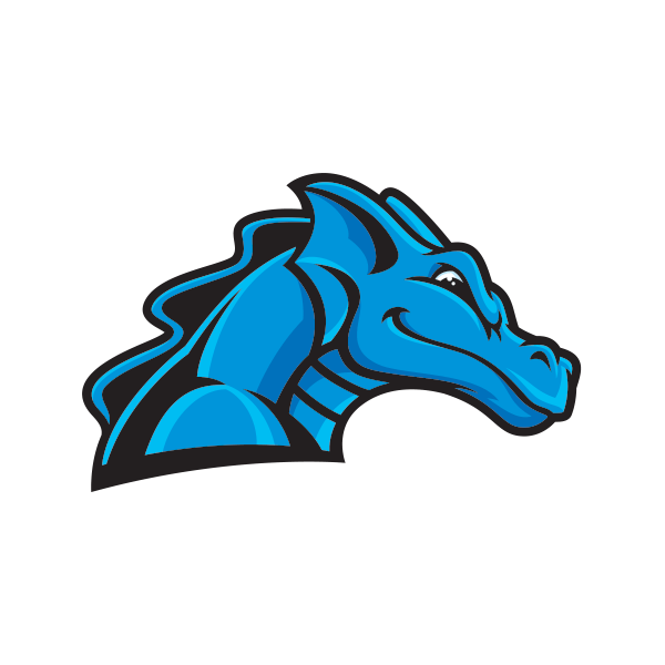 Blue Dragon Logo - Printed vinyl Blue Dragon Head