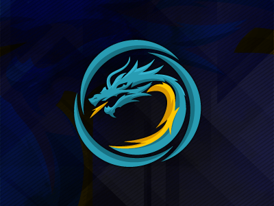 Blue Dragon Logo - Dragon logo by sasi design | Dribbble | Dribbble