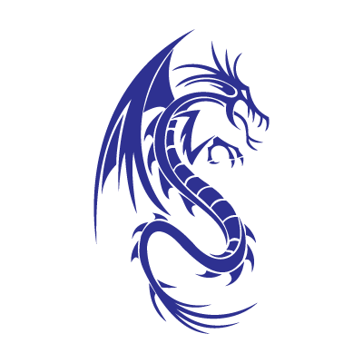 Blue Dragon Logo - Dragon logo vector free