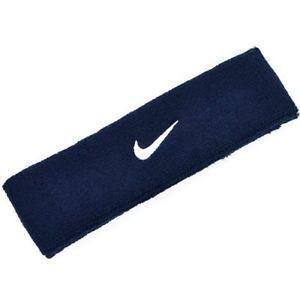 Dark Blue Nike Logo - NIKE Swoosh Headband / One Size , Dark Blue x White Swoosh ...