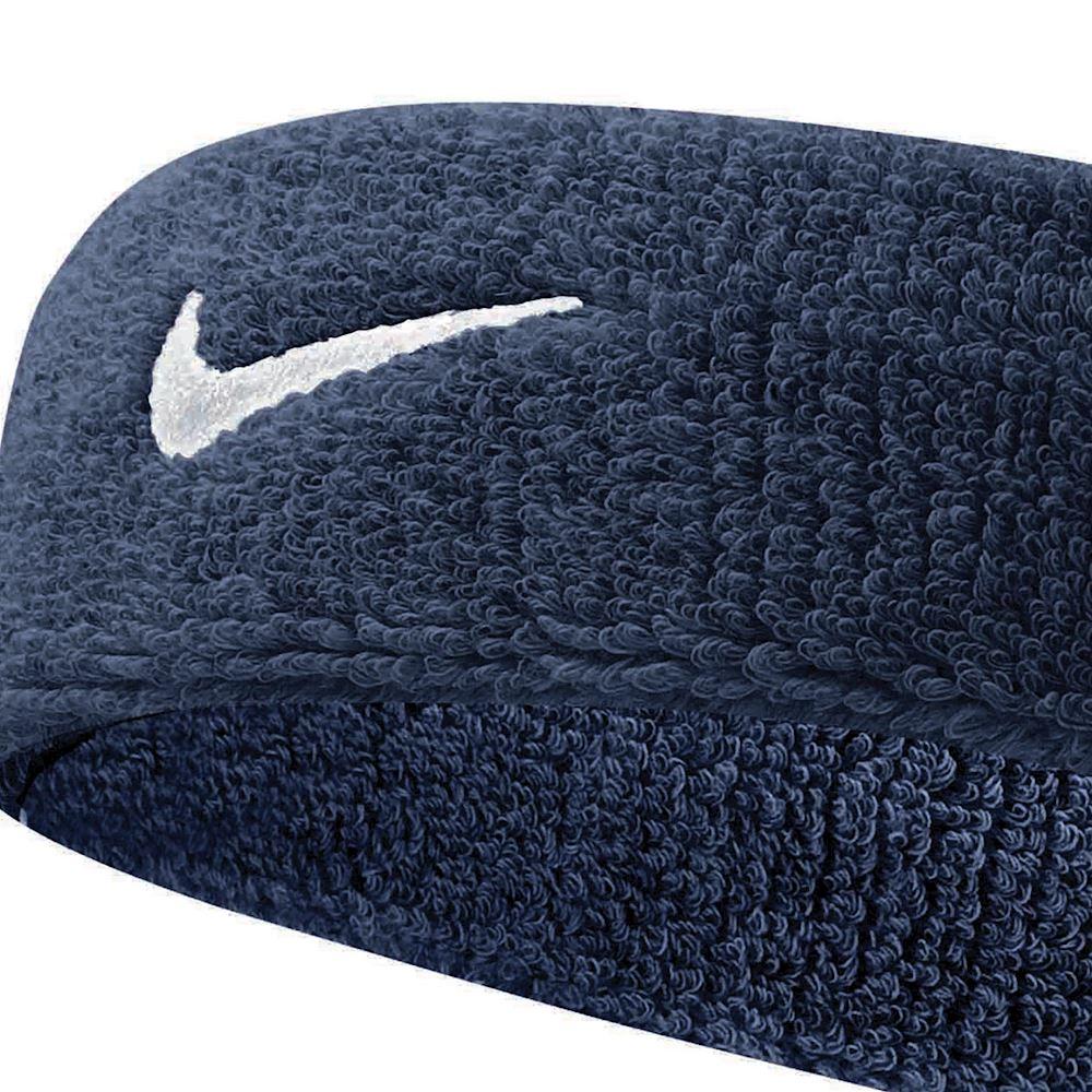 Dark Blue Nike Logo - Nike Swoosh Headband - Dark Blue, White buy online | Tennis-Point