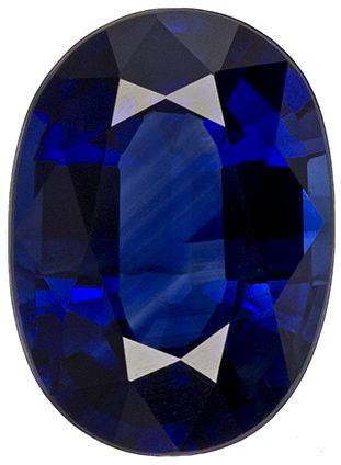 Navy Blue Oval Logo - 1.09 carats Blue Sapphire Loose Gemstone in Oval Cut, Navy Blue, 7 x