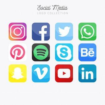 Social Media App Logo - Facebook logo Icons | Free Download