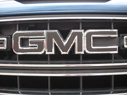 Carbon Fiber GMC Logo - Amazon.com: EmblemsPlus Black Carbon Fiber GMC Sierra 1500 Truck ...