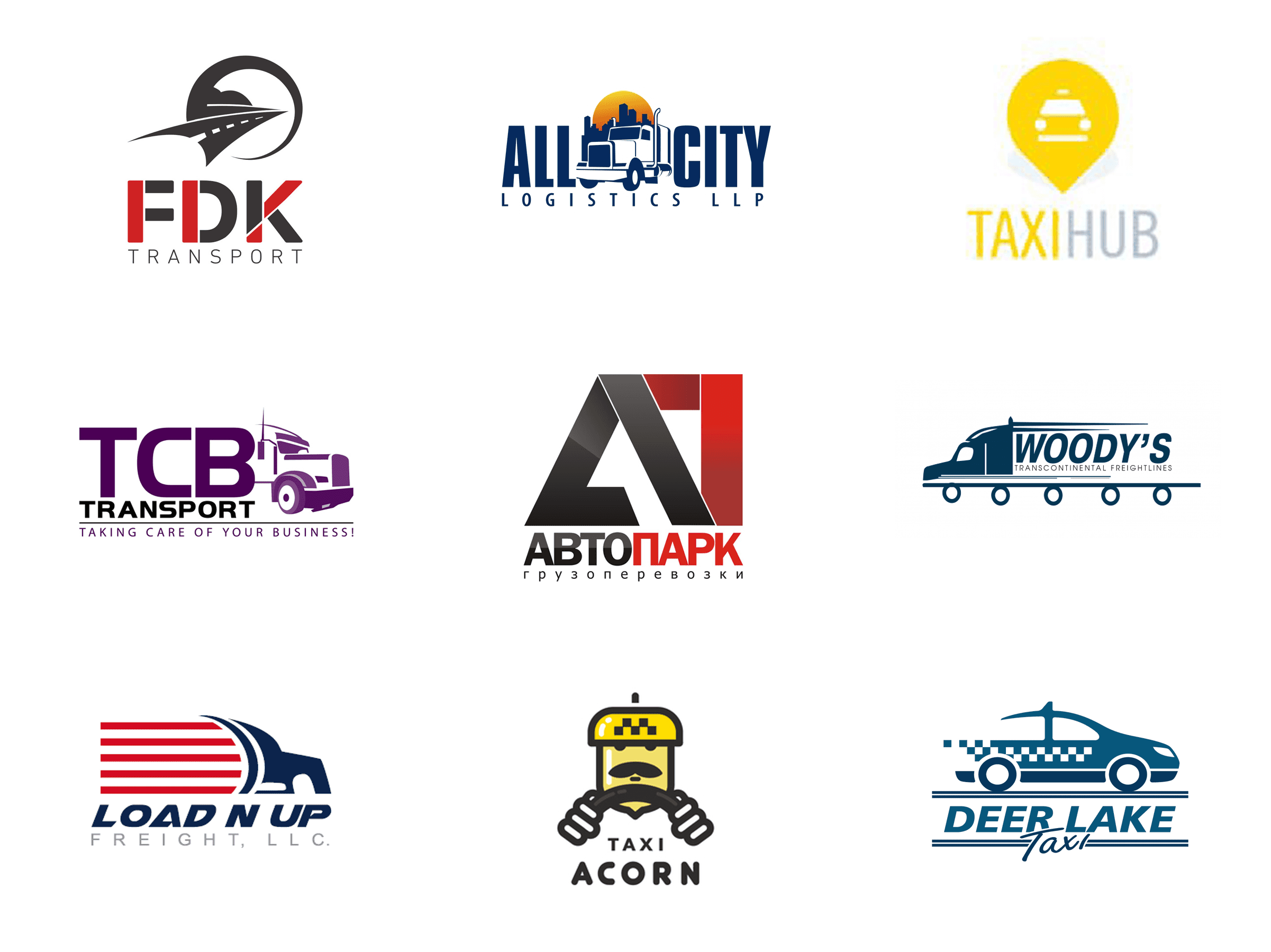 Brand Name Company Logo - Transportation company name: Original Examples & Tips | Logo Design ...