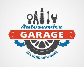 Special Services Auto Logo - Autoservice Garage Logo design - Combination of automobile tools ...
