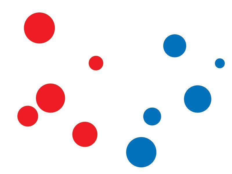 Red and Blue Dot Logo - The complexities of cognitive comparisons | MIT News