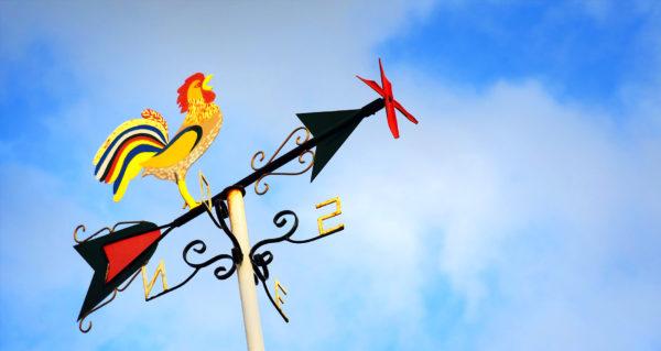 Most Famous Rooster Logo - Why Are Roosters On Weathervanes? - Farmers' Almanac