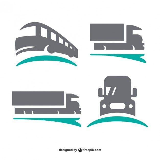 Transportation Logo - Transport logos set Vector | Free Download