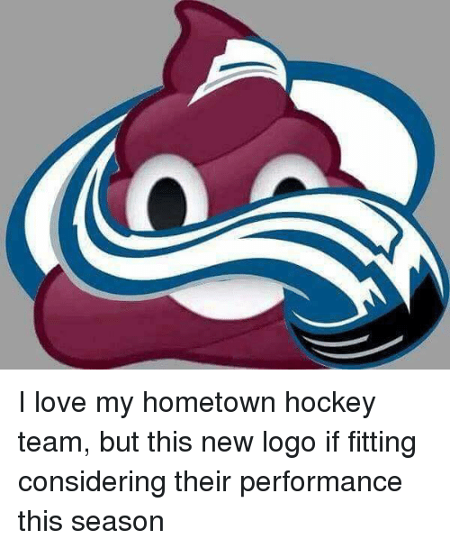 Funny Love Logo - I Love My Hometown Hockey Team but This New Logo if Fitting ...