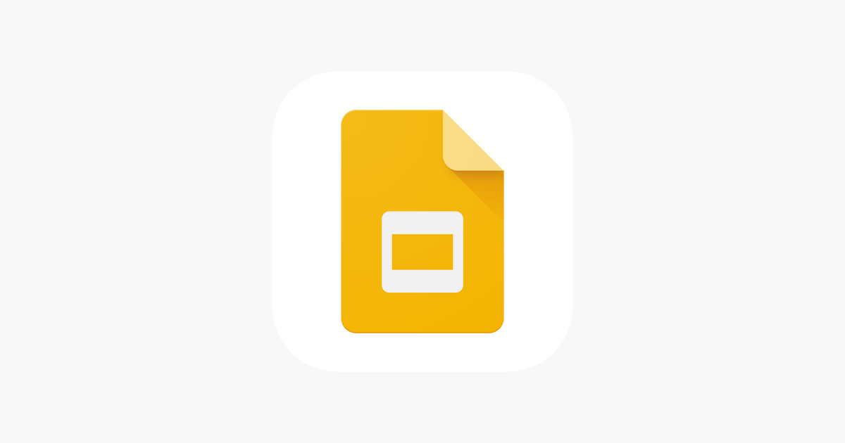 Google Slides App Logo - Google Slides on the App Store