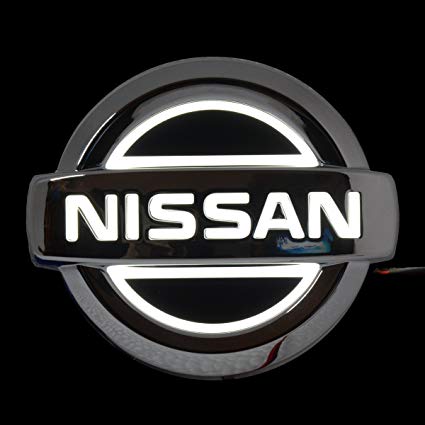 Nissan Logo - Amazon.com: 5D Led Tail Light Whith Original Emblem Sticker for ...