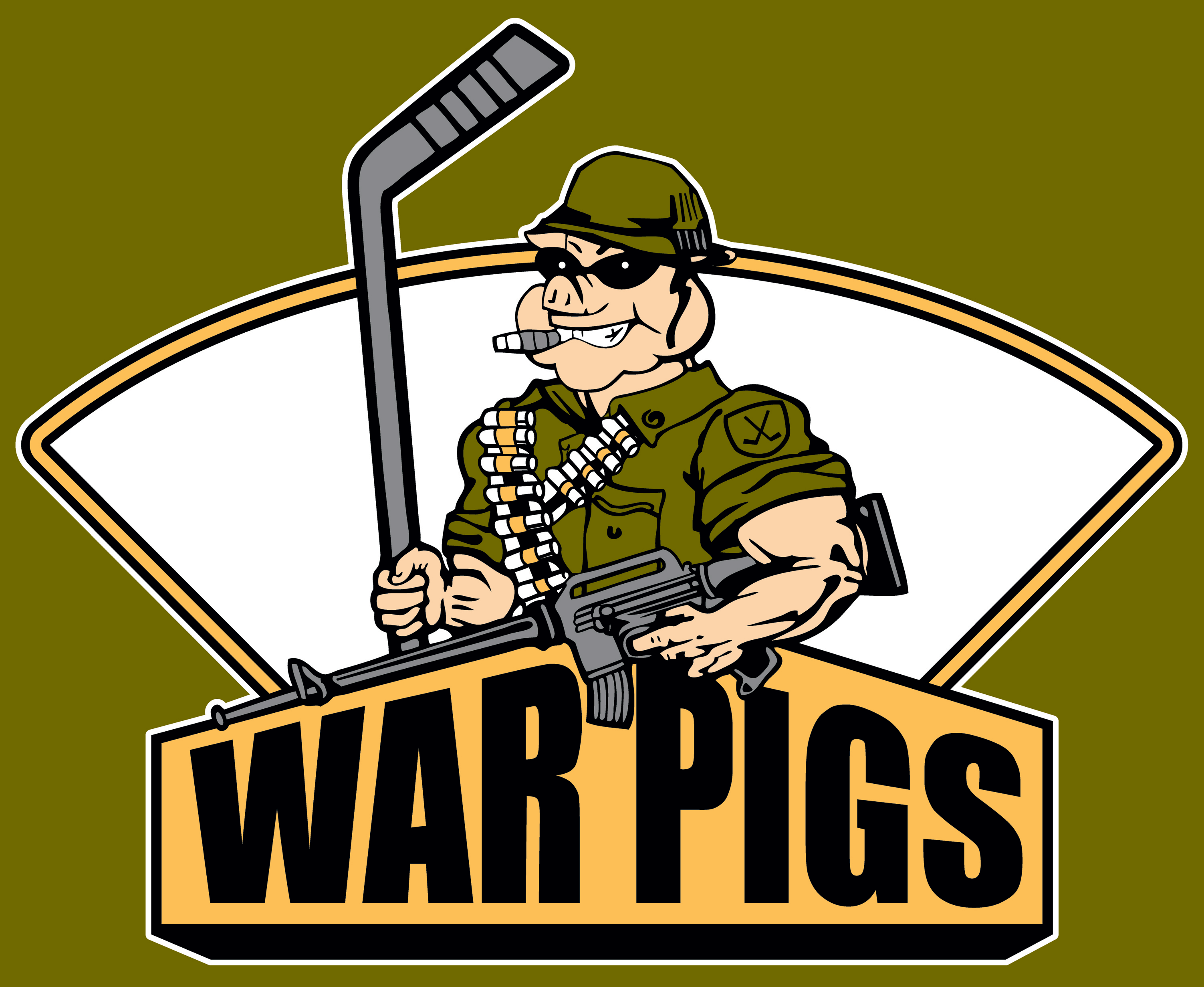 Funny Hockey Logo - War Pigs Web Site