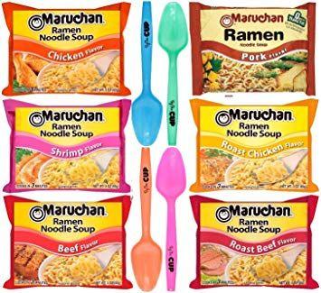 Maruchan Ramen Noodles Logo - Amazon.com : By The Cup Limited Edition Spoons & Maruchan Ramen ...