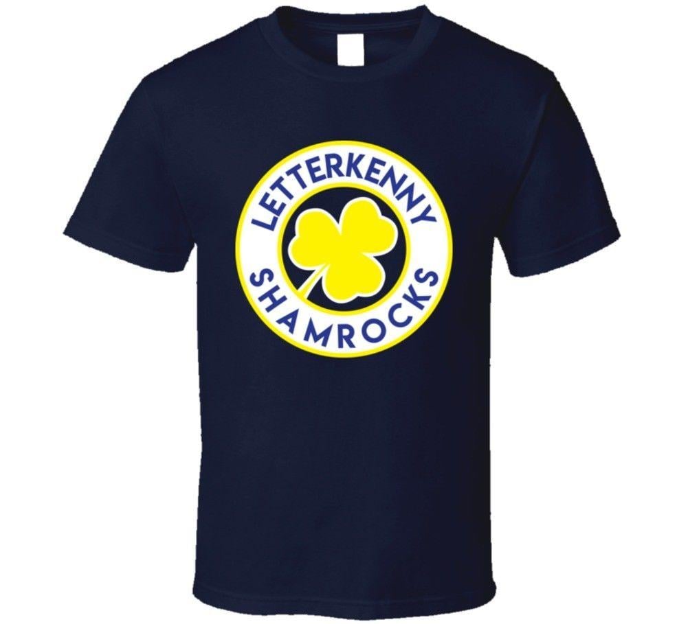 Funny Hockey Logo - Letterkenny Shamrocks Hockey Logo Canadian Comedy Tv Fan T Shirt ...