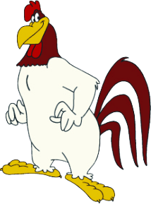 Most Famous Rooster Logo - Foghorn Leghorn