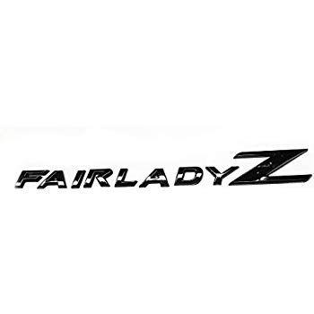 350Z Logo - Amazon.com: Black Fairlady Z Emblem Replace OEM Fair Lady Z Fender ...