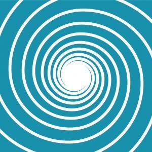 Blue Swirl Circle Logo - Abstract Blue Swirl Circle On Transparent | SOIDERGI