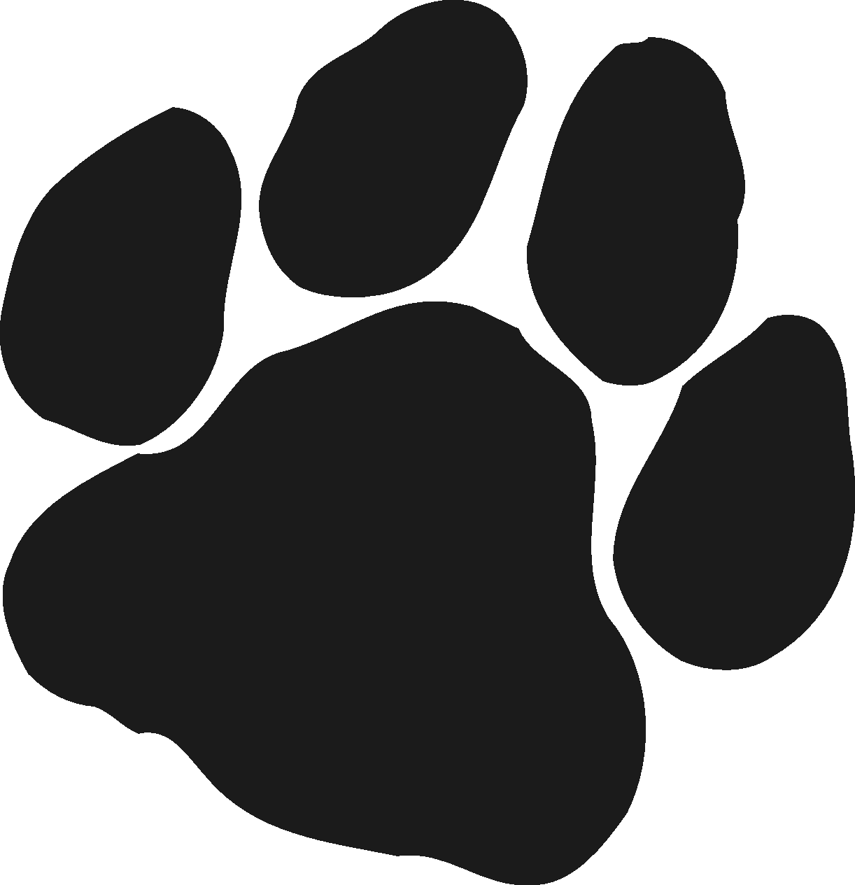 Paw Print Logo - Panther Paw Print Logo free image