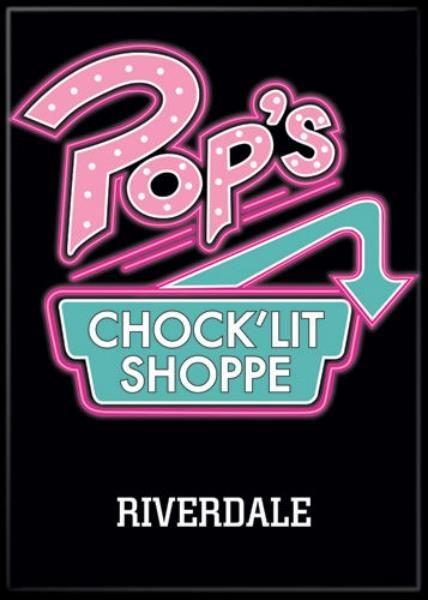 eBay Items with Logo - Riverdale TV Series Pop's Chock'lit Shoppe Black Logo Refrigerator ...