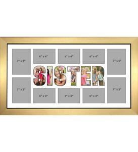 Multi Word Logo - Details about SISTER Personalised Name Frames | Large Multi Word 3D Photo  Frame | White Mount