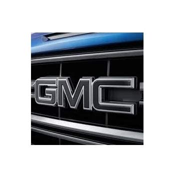 GMC Terrain Logo - Amazon.com: GM 84395038 Front and Rear Black Emblem Package GMC ...