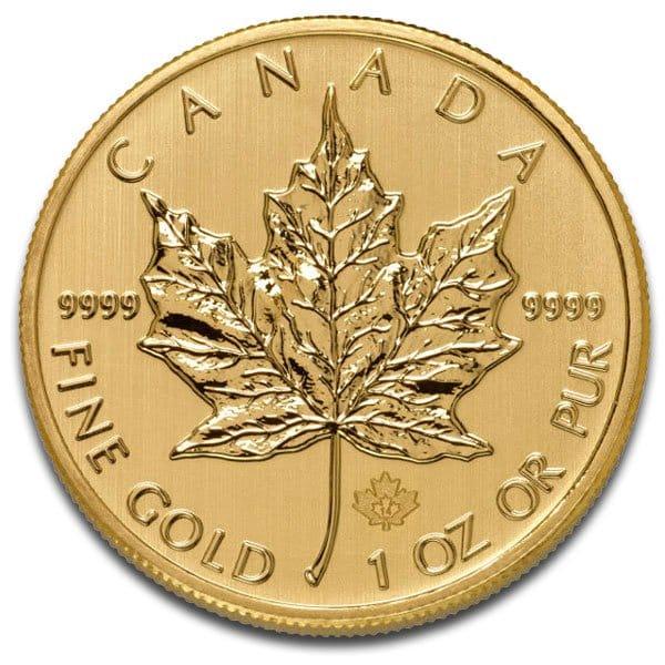 Canadian Maple Leaf Logo - Gold Maple Leaf Coins Oz Canadian Maple Leaf Gold. Money Metals®