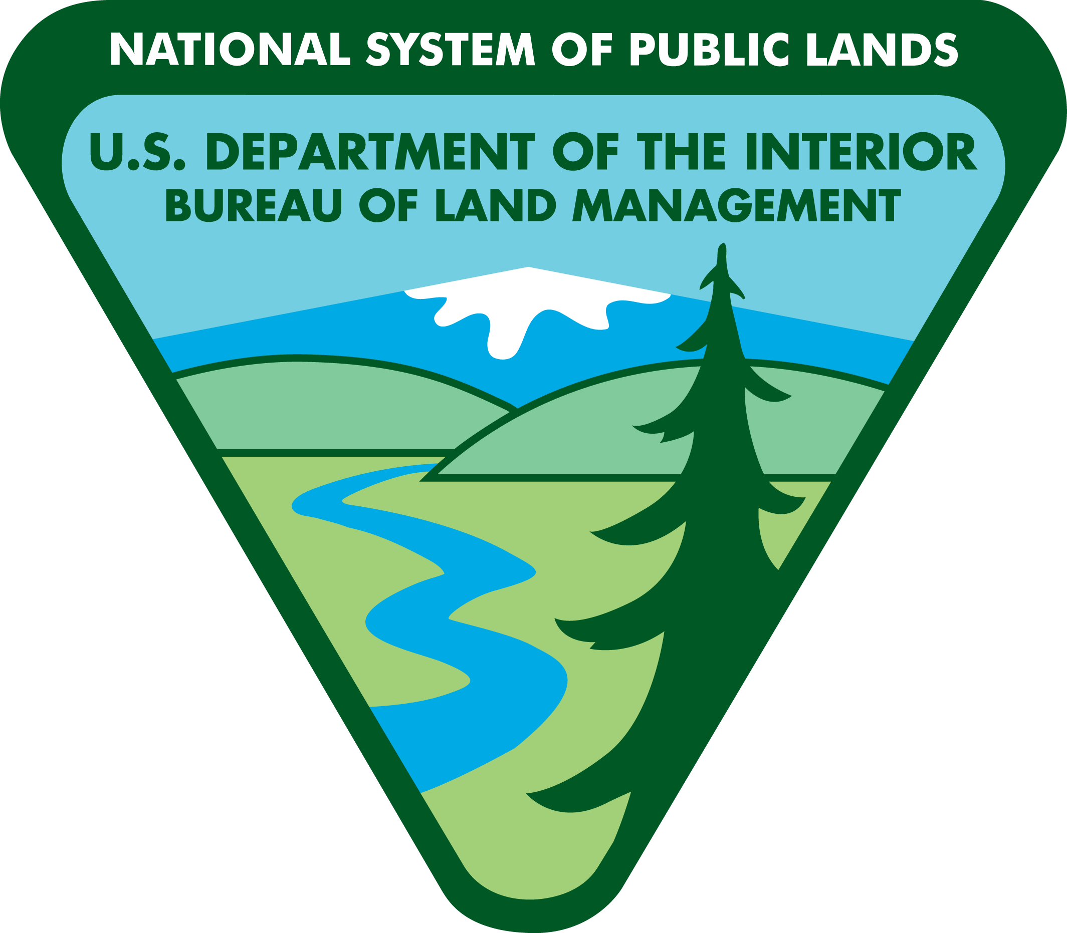 BLM Logo - BUREAU OF LAND MANAGEMENT. U.S. DEPARTMENT OF THE INTERIOR