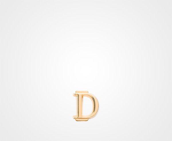 Prada Gold Logo - My Character slot metal letter | Prada