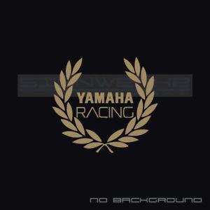 Yamaha Racing Logo - Yamaha Racing Wreath Decal Sticker logo Decal bike YZF R1 R6 Moto GP ...