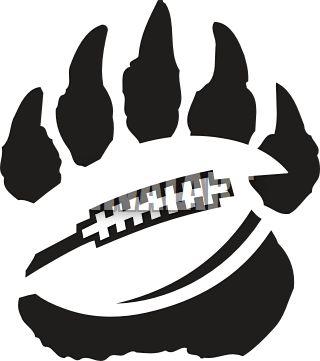 Panther Paw Logo - Panther Football Clipart