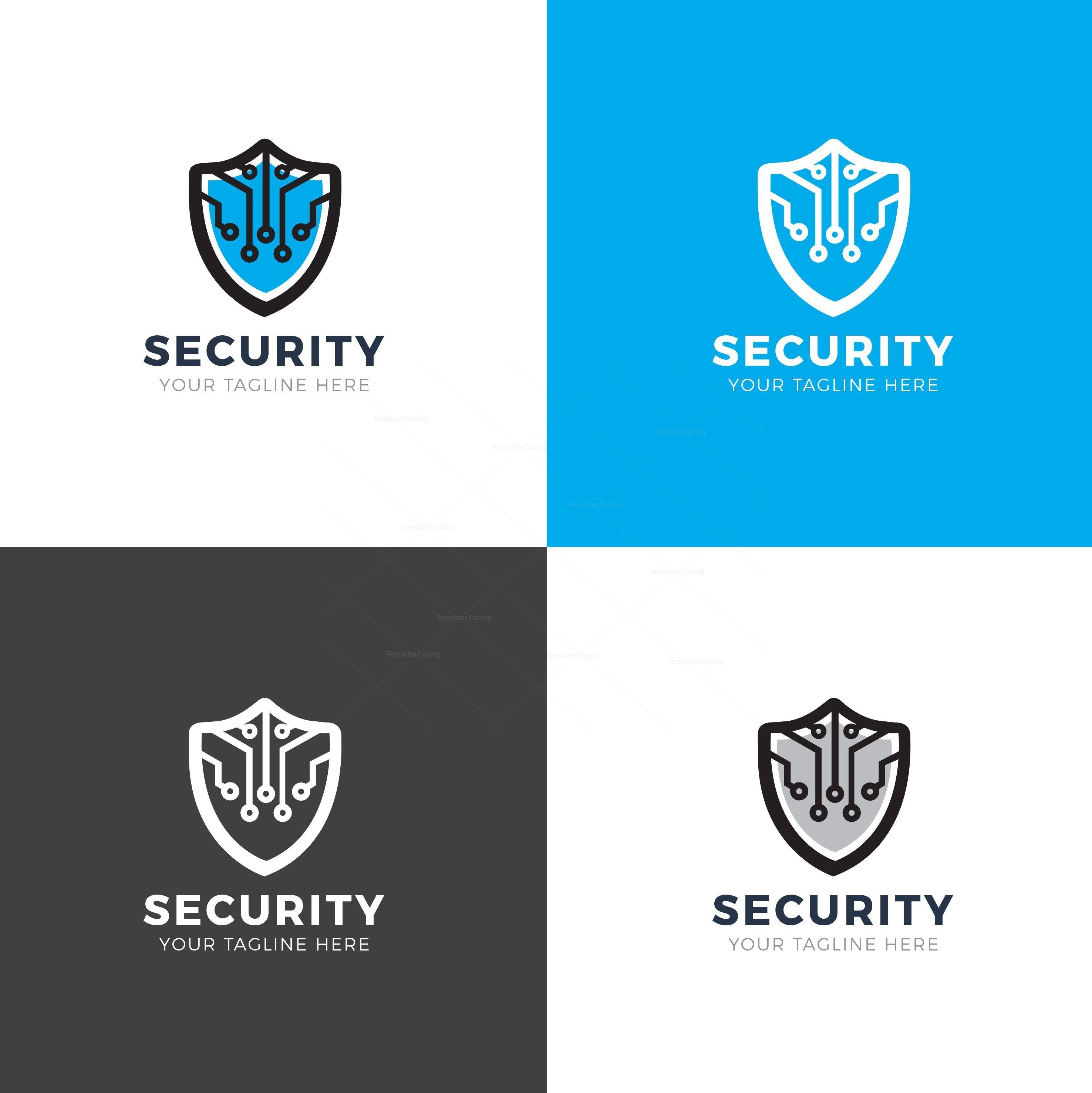 Security Shield Logo - Security Shield Modern Logo Design Template 001913 - Template Catalog