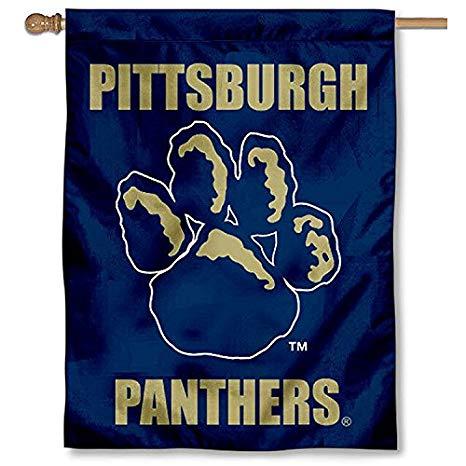 Panther Paw Logo - Amazon.com : Pitt Panthers Paw Logo Double Sided House Flag : Sports ...