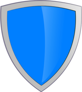 Security Shield Logo - Blue Security Shield Clip Art at Clker.com - vector clip art online ...