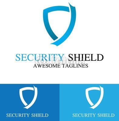 Security Shield Logo - Security Shield Logo Design Template. Flat Style Design. Vector ...