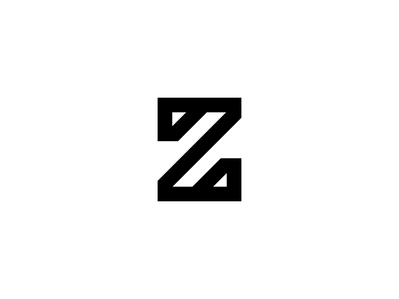 Black Letter Z Logo - Z Logo Mark by Ignas | Dribbble | Dribbble