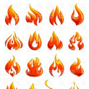 Simple Flame Logo - Stock Photo Fire Flame Logo Hot Fire Symbol Icon Design Vector ...