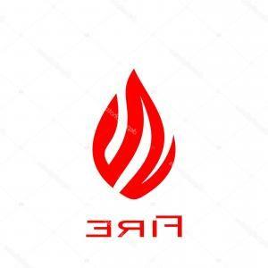 Simple Flame Logo - Abstract Simple Flame Fire Symbol Design Vector | sohadacouri