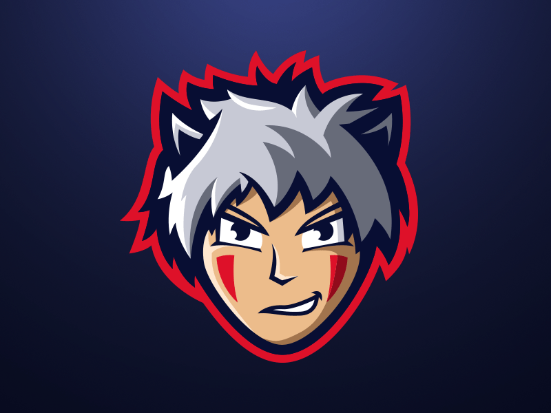 Animated Wolf Logo - Hedi Mascot Logo