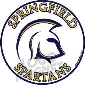 Spartan Head Logo - SPRINGFIELD-SPARTANS-HEAD-LOGO-TROJAN.jpg Custom Car Magnet - Logo ...