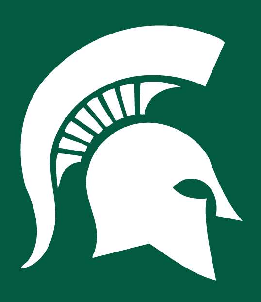 Spartan Head Logo - Michigan State Spartans Primary Dark Logo - NCAA Division I (i-m ...