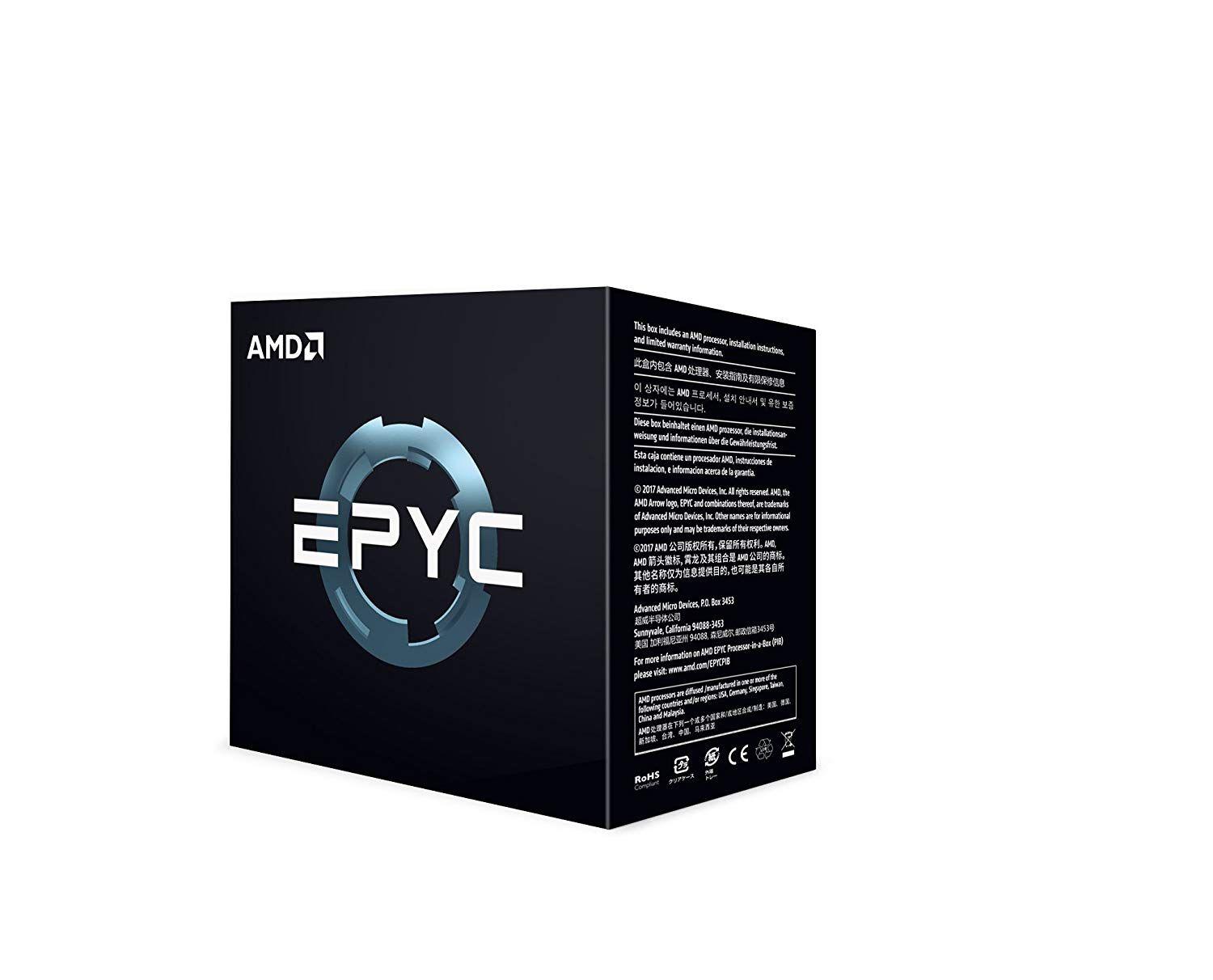 AMD Epyc Logo - Amazon.com: AMD PS740PBEAFWOF EPYC x86 CPU Processor Model 7401P ...