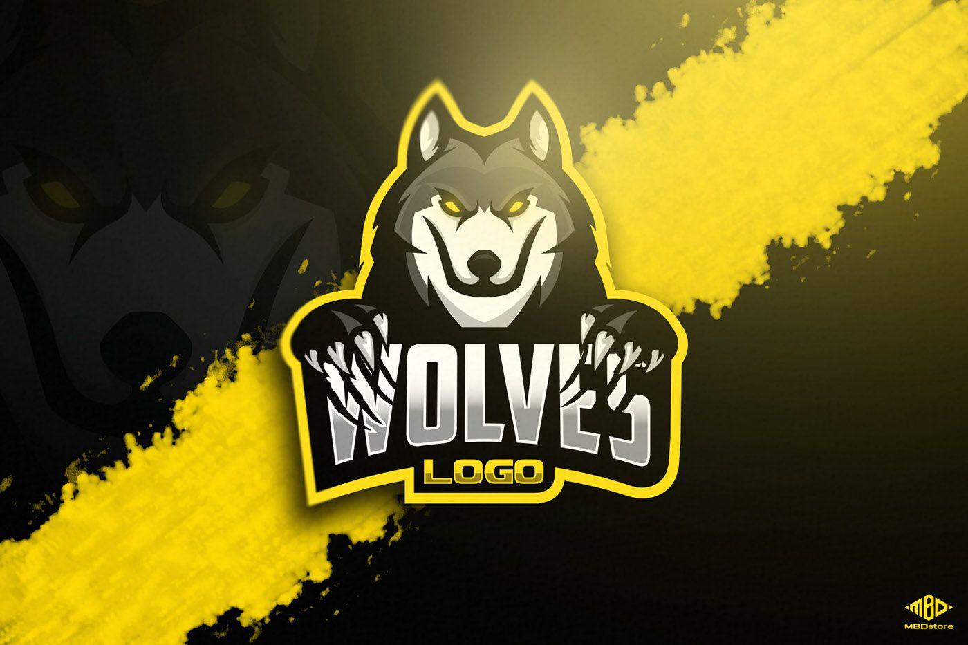 Animated Wolf Logo - Wolves mascot logo [SOLD]